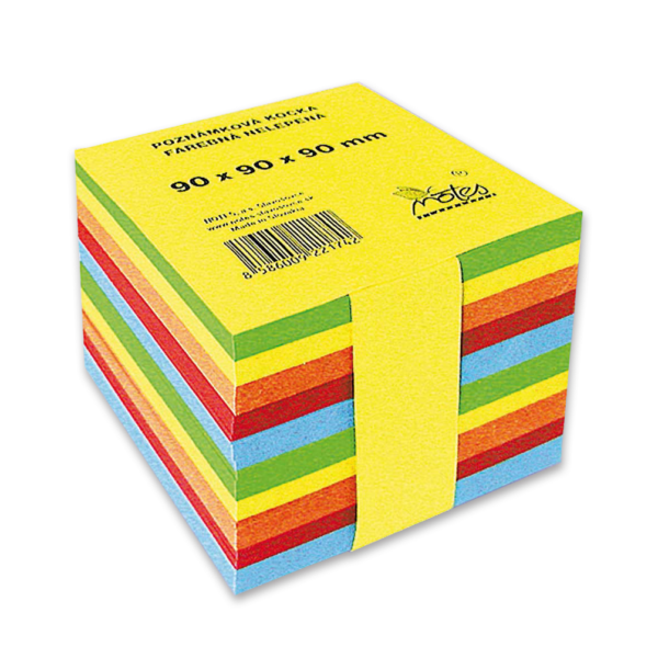 Blok kocka 9x9x9 farebný