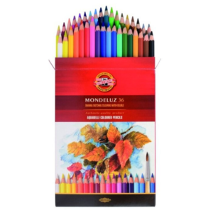 Akvarelové pastelky Mondeluz 36 ks