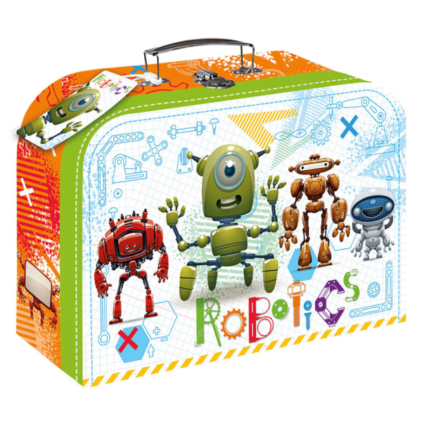 Kufrík detský 35cm Roboti