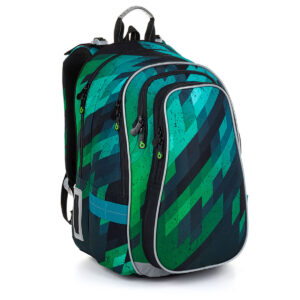 Zelenomodrá školská taška Topgal LYNN 23018