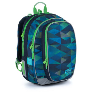 Modrozelená školská taška Topgal MIRA 21019