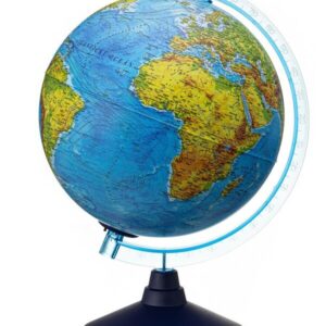 ALAYSKY'S - 25 cm RELIEF Cable - Free Globe Physical / Political with Led SK