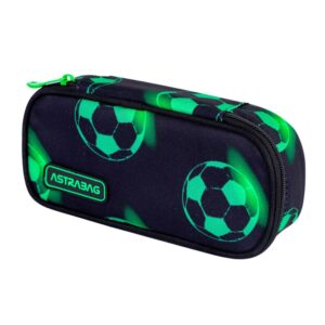 ASTRA - Jednokomorový peračník / puzdro AstraBAG NEON FOOTBALL