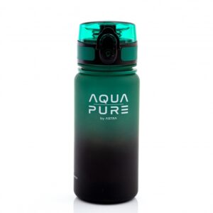 ASTRA - Zdravá fľaša AQUA PURE 400 ml - green/black