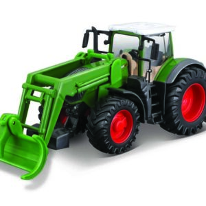 BBURAGO - 10 cm Farm Tractor with front loader - Fendt 1050 Vario + logging Grab