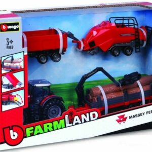 BBURAGO - 10cm Farm tractor Gift Set (6ks)