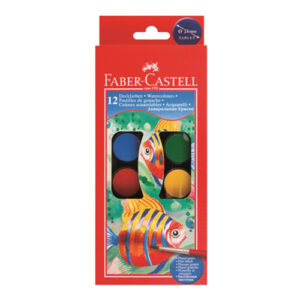 FABER CASTELL - Farby vodové Faber-Castell 12 farebné