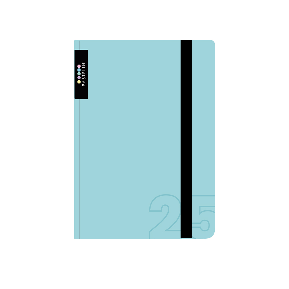 Oxybag Diár A6 týždenný 2025 PASTELINi modrá