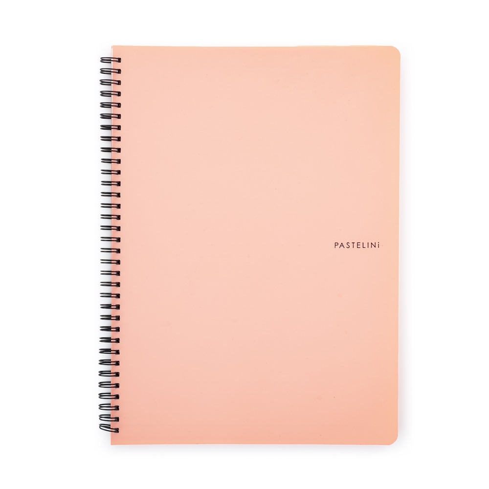 Oxybag Twin wire blok A4 PP PASTELINI marhuľová