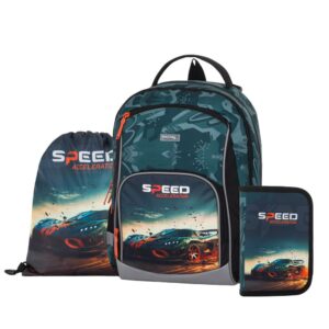 Oxybag Školský set 3-dielny OXY GO Auto