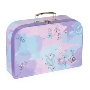 Oxybag Kufrík lamino 34 cm Kolibrík fialový