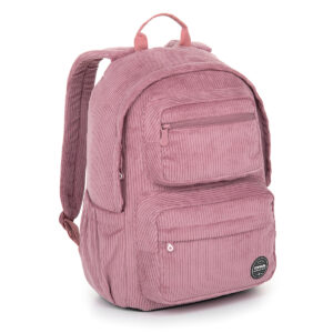 Manšestrový batoh ružový Topgal FINE 25061