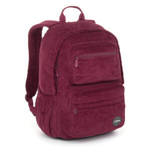 Manšestrový batoh vínový Topgal FINE 25063