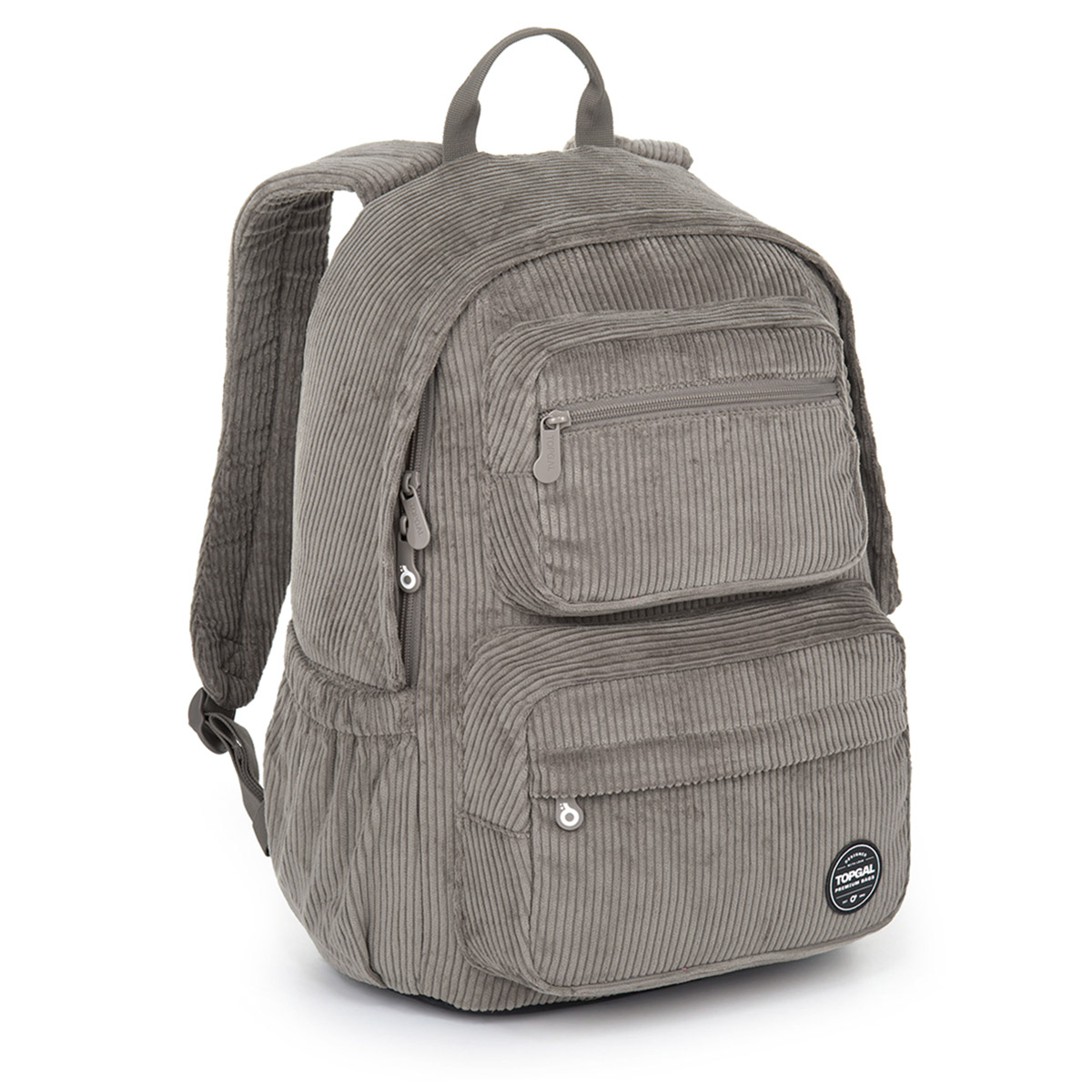 Manšestrový batoh béžový Topgal FINE 25064