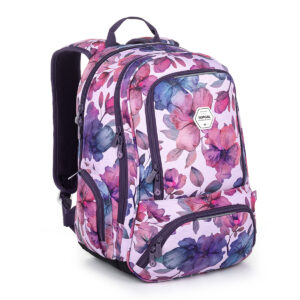 Študentský batoh s kvetinovým vzorom Topgal SURI 25028