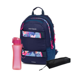 Oxybag Školský set 3 ks OXY Sport Flowers Blue
