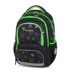 Oxybag Školská taška OXY NEXT Green Cube
