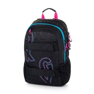 Oxybag Študentský batoh OXY Sport Font Neon